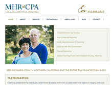 Tablet Screenshot of mhr-cpa.com